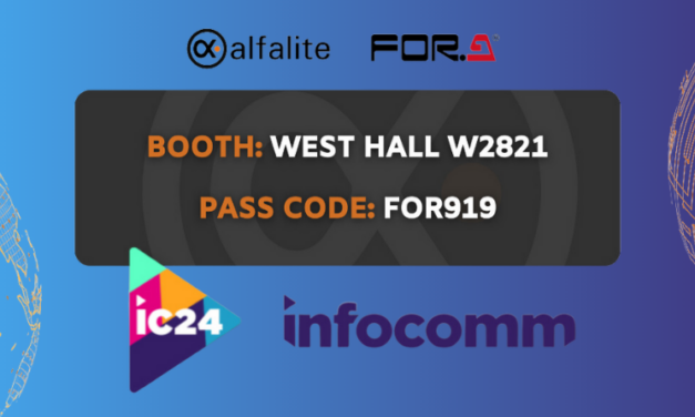 Alfalite presents its LED solutions for rental, fixed installation and virtual production at InfoComm 2024